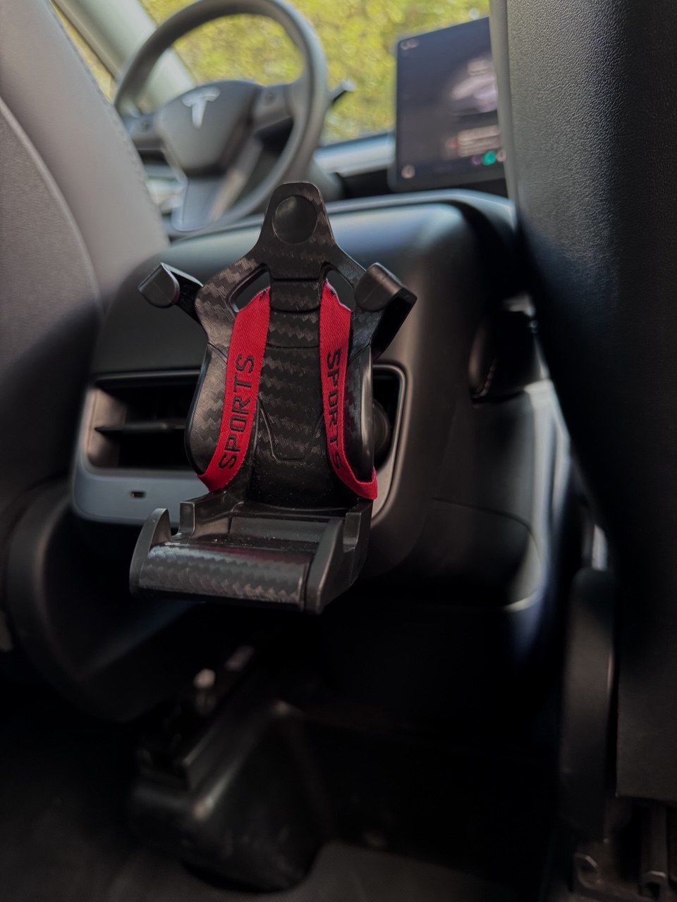 Carbon Fiber Sport Car Phone Holder