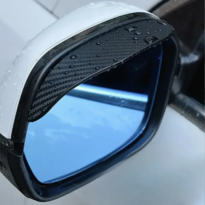 Carbon Fiber Textured Rearview Mirror