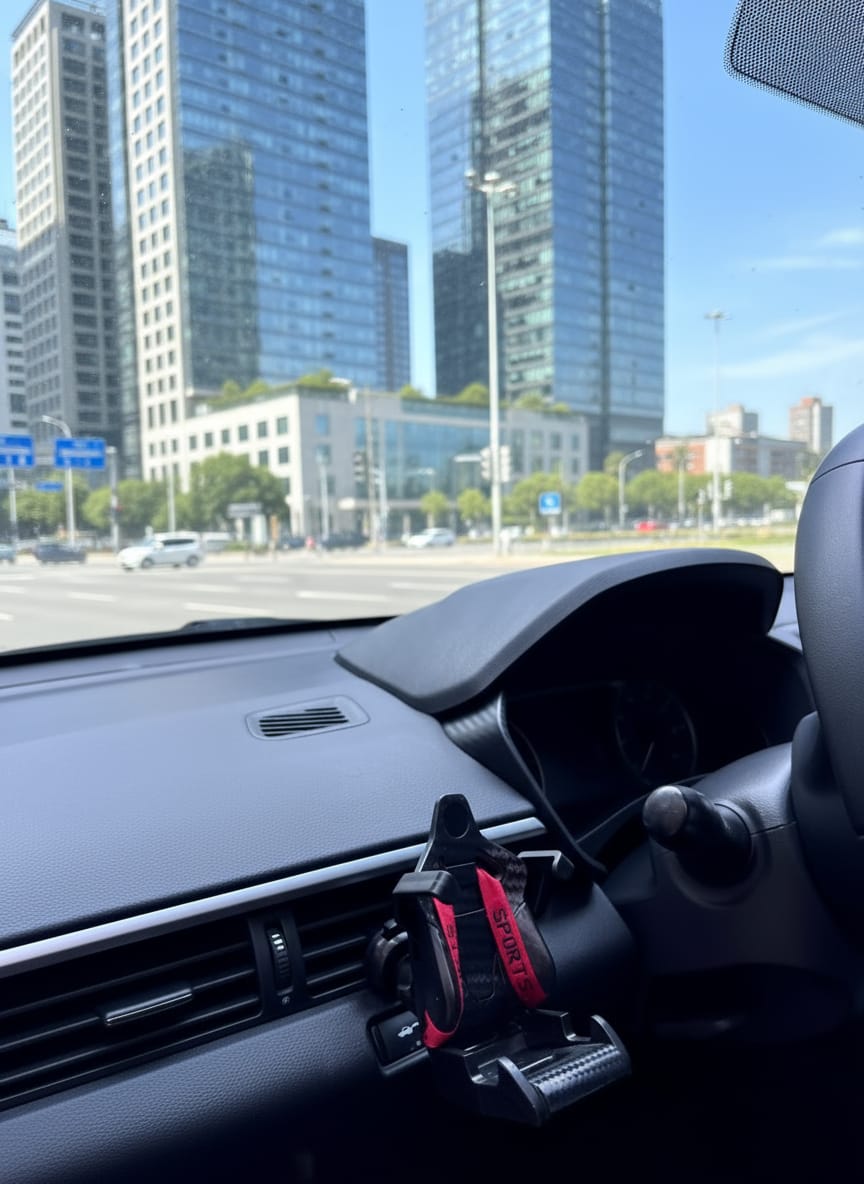 Carbon Fiber Sport Car Phone Holder